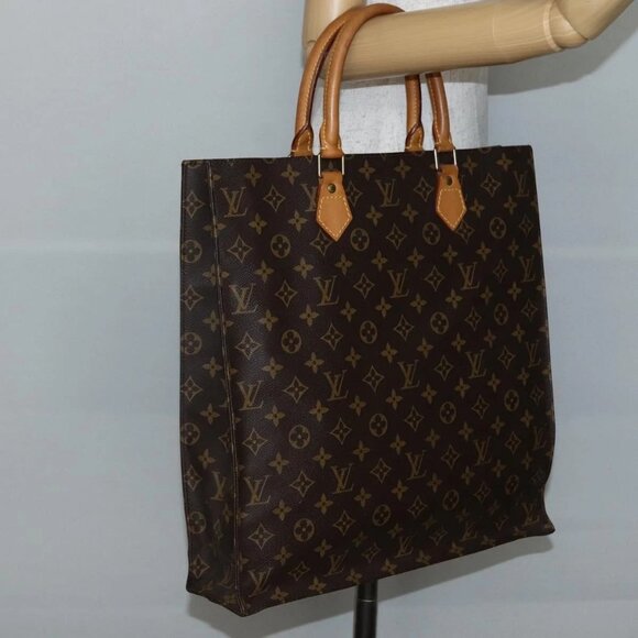LOUIS VUITTON Monogram Sac Plat Hand Bag - Picture 15 of 16